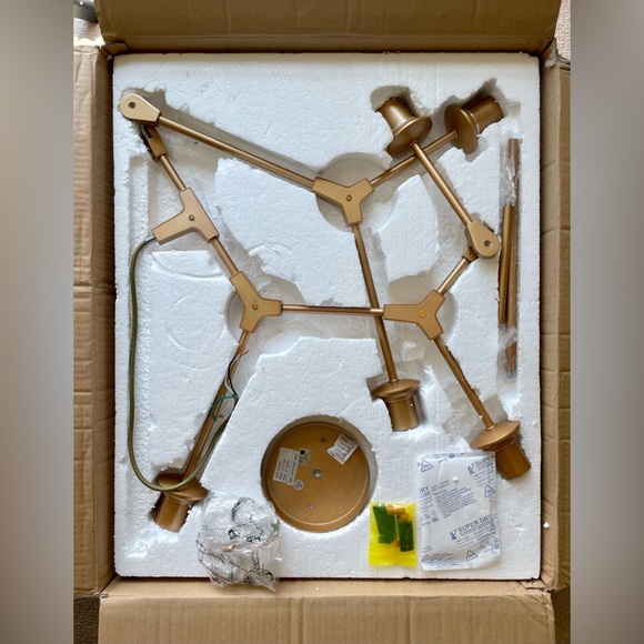 POLY& BARK Thurston Five-Light Chandelier - Picture 7 of 16